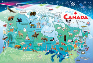 Map of Canada Floor Puzzle