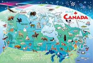 Map of Canada Tray Puzzle