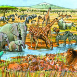 Out of Africa Tray Puzzle